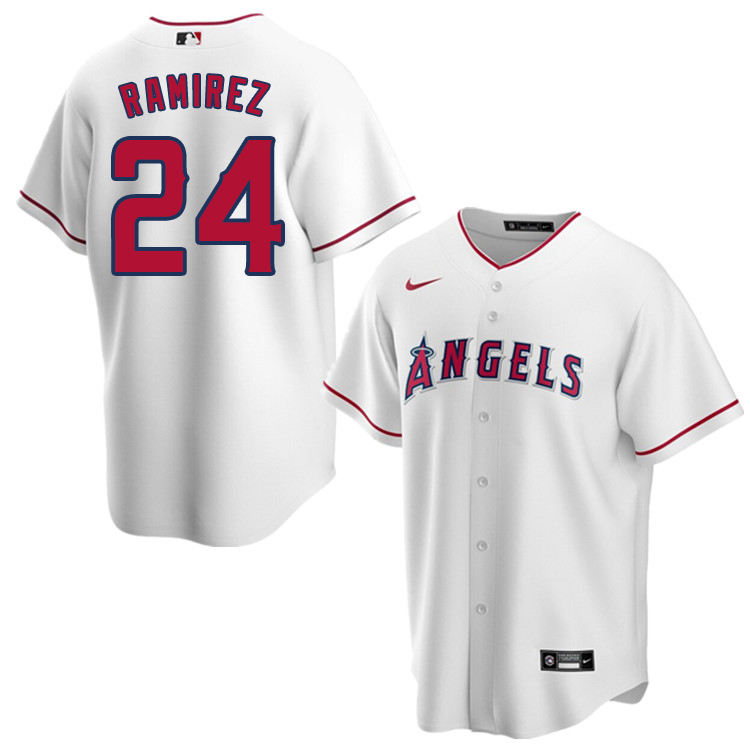 Nike Men #24 Noe Ramirez Los Angeles Angels Baseball Jerseys Sale-White